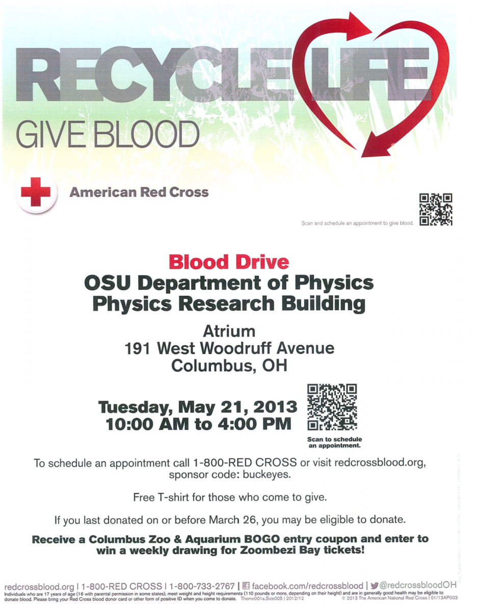 Red Cross BLood drive